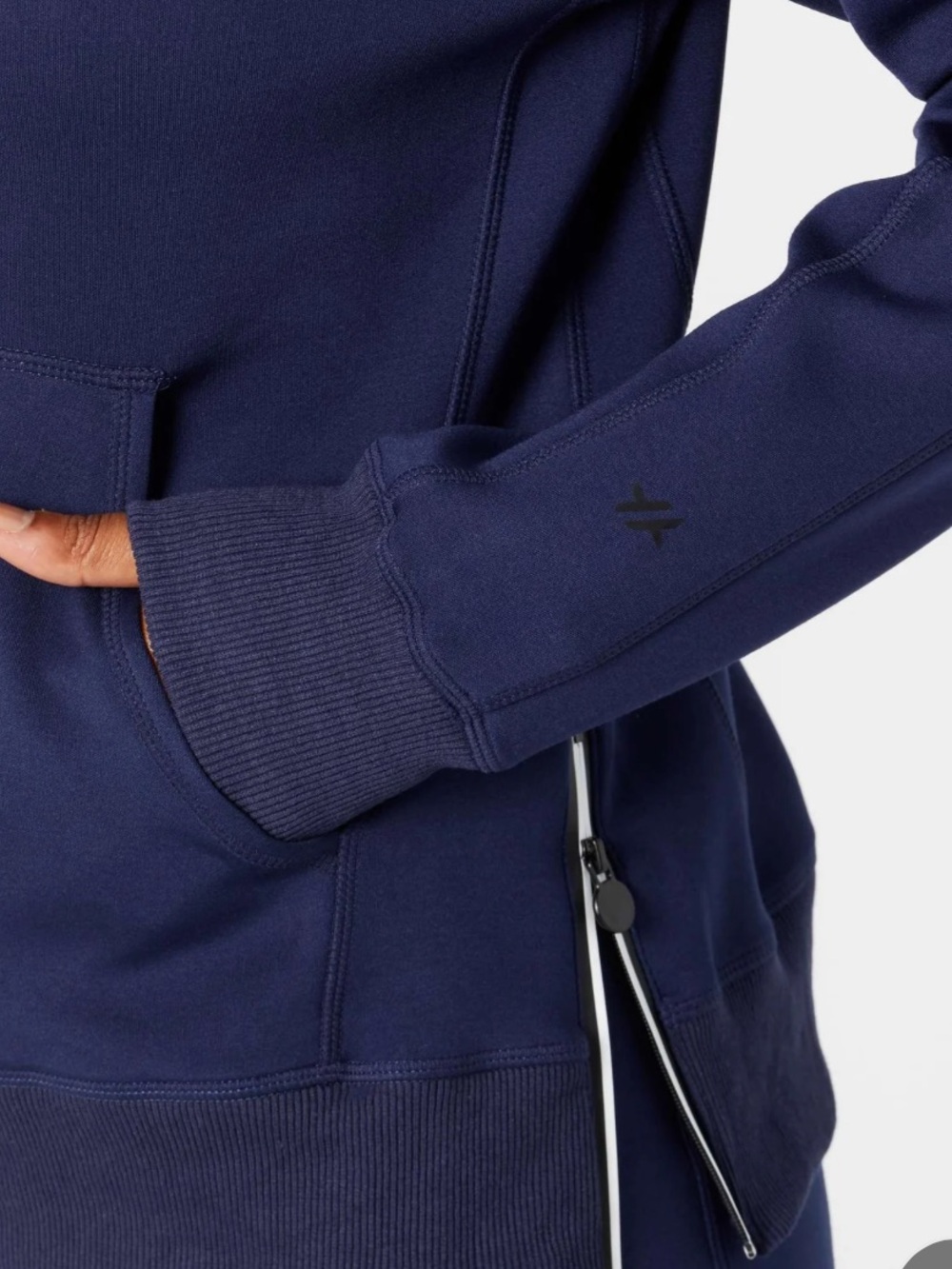 Tail Navy Ruffle-Neck Active Pullover - Picture 3 of 5